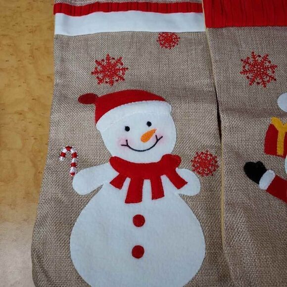 Christmas stockings, set of 3 NWOT - Picture 10 of 10